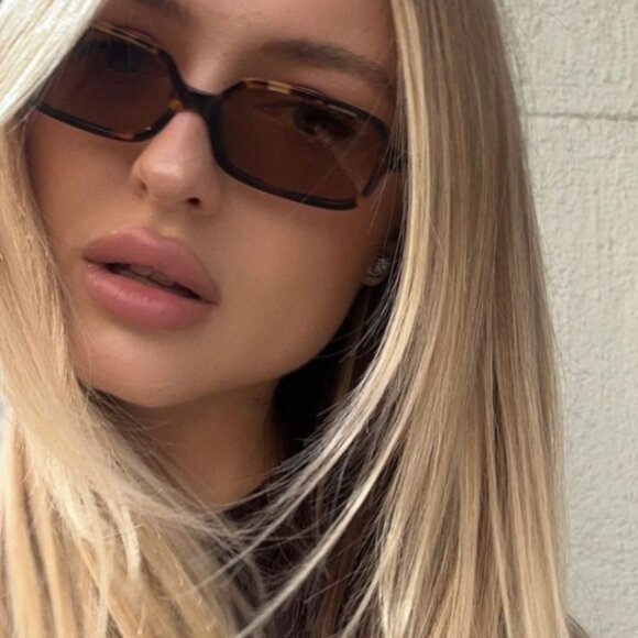 NEW MIU MIU MU11ZSF VAU2Z1 HAVANA WOMEN SUNGLASSES MU11ZS VAU2Z1 - Picture 7 of 11